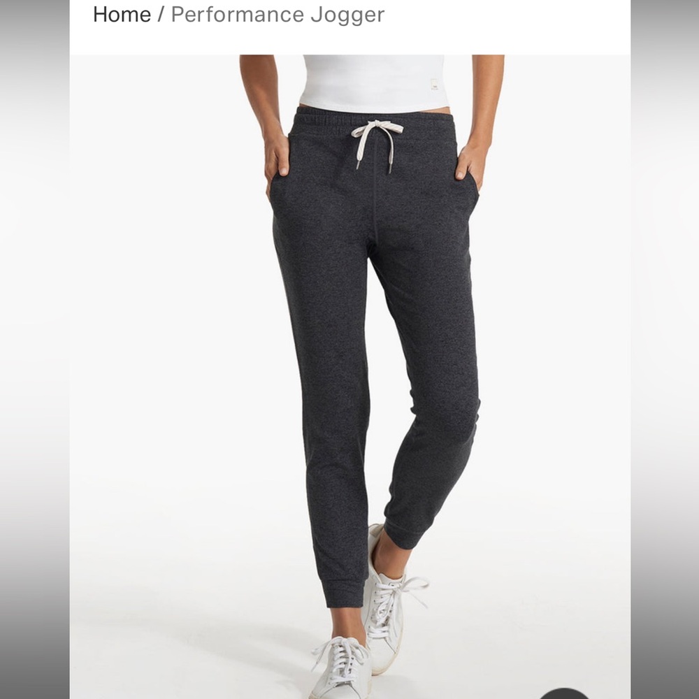 Vuori Performance Jogger Charcoal Heather